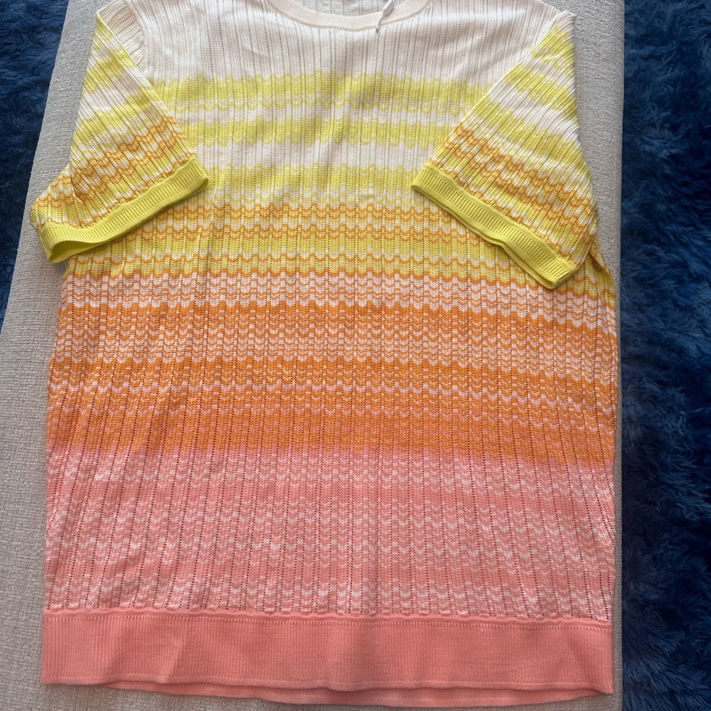 Murano Pink and Orange Dress Shirt with Elegant Design